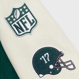 Personnalisé 100% Coton Toile Chenille Broderie Écologique Baseball Uniformes Nouvellement Conçu Collège Veste Hommes Couleurs Personnalisées - Product Image 6