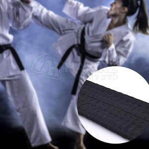 Alta calidad 100% algodón ligero secado rápido artes marciales Karate cinturón diseño personalizable profesional para adultos hecho - Product Image 6