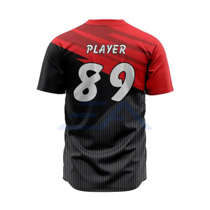 Uniformes de Béisbol Personalizados con Logotipo, Transpirables, Ligeros, de Gran Tamaño, Alta Calidad, 100% Poliéster, Precio Económico en Venta - Product Image 4