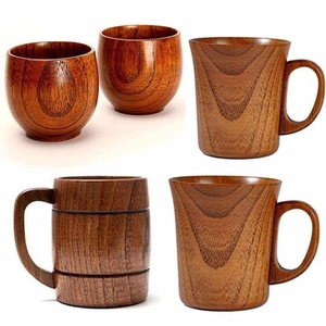 Jarra de Cerveza de Madera Ecológica de Primera Calidad Personalizada, Textura de Grano Natural, Antiderrames, con Agarre para Uso Personal - Product Image 6