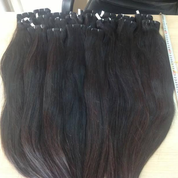 Mechones de cabello humano virgen, pelo lacio, doble estiramiento, vietnamita y camboyano, venta al por mayor de fábrica