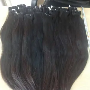 Vietnam esisches & kambodscha nisches Super Double Drawn Straight Raw Virgin Echtes Menschenhaar von Wholesale Factory