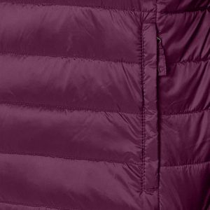 Veste matelassée respirante d'hiver pour homme, fabriquée par le fabricant, couleur violette brillante, sur mesure, épaisse, rembourrée en duvet, veste gonflée pour homme - Product Image 2