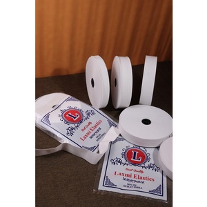 Chất lượng cao Trắng đàn hồi băng cuộn laxmi elastics trắng đàn hồi băng cuộn stretchability độ bền và mịn hoàn thiện - Product Image 1