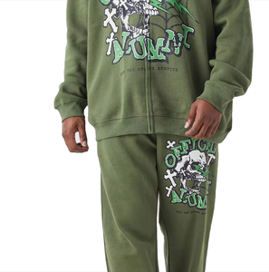 ชุดวอร์มผู้ชายระบายอากาศได้ดี น้ำหนักเบา ชุดออกกำลังกายลายพราง ชุดฟิตเนส ชุดฝึกซ้อม ผ้าเทคฟลีซ Ronpex International - Product Image 5