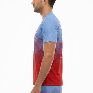 Camiseta Deportiva de Verano, Transpirable, de Secado Rápido, Manga Corta, Sublimada, con Tela de Poliéster Suave para Ropa Deportiva - Product Image 3