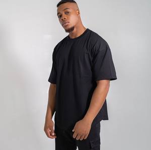 T-shirts pour hommes de conception la plus récente, fabriqués au Pakistan, design personnalisé, faible MOQ, bonne qualité, lavés à l'acide, prix de vente unique pour adultes - Product Image 3