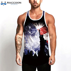 Camiseta de algodón con diseño para hombre, ropa deportiva masculina para Fitness, culturismo, personalizada, gimnasio, deportes de mapache - Product Image 4
