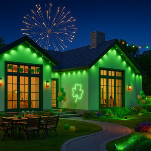 Luces Navideñas <span class=keywords><strong>RGBIC</strong></span> para Decoración Exterior, Control por Aplicación, Luces Navideñas de Alto Brillo - Product Image 2