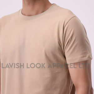 Camiseta Básica de Algodón 100% para Hombre, Cuello Redondo, Corte Regular, Multicolor, Lisa, Transpirable, con Logotipo Personalizado en la Parte Delantera, Ecológica, Antiarrugas - Product Image 6