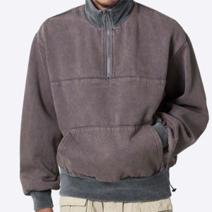 Jersey de lana lavado 3/4 para hombre de alta calidad: Elegante, ligero e ideal para ropa informal y trajes relajados - Product Image 6