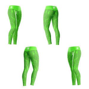 IBERIA personnalisé vente en gros de haute qualité pantalons à jambes pour femmes confortables jambes de levage des fesses avec des conceptions de logos personnalisés motif solide - Product Image 1