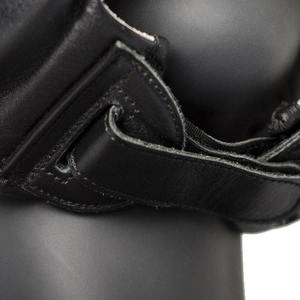 Nuevo protector de cabeza profesional de cuero o PU de alta calidad Kick Boxing Head Gear Casco de boxeo cubierto completo - Product Image 3