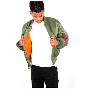 Ropa Personalizada, Chaqueta Bomber Informal de Invierno para Hombre, Impermeable y Resistente al Viento, para Entrenamiento, de Algodón/Poliéster de Alta Calidad - Product Image 5