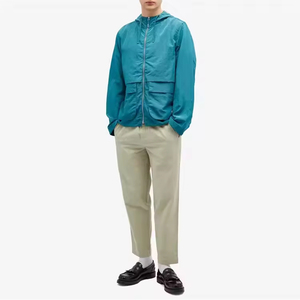 OEM Customizable Lightweight Coated Waterproof Polyester Windproof Jackets for Men <b>Camouflage</b> Design Front Hiking Spring - Product Image 6