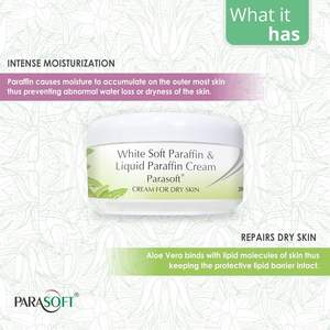 Parasoft 200g Crema Piel Seca con Aloe Vera Natural Sin Parabenos Vitamina C y Leche Ingredientes Antiarrugas Función del Acné - Product Image 4