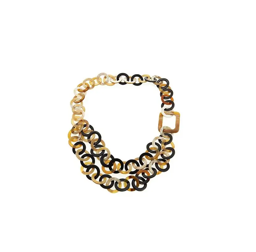 Novo design Colar Buffalo chifre colar elegante jóias para todas as amostras personalizadas para best-seller novo olhar atraente