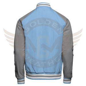 Chaqueta de Invierno Unisex de Alta Calidad, Satén, Bordado Personalizado, Estilo Hip Hop Varsity, Reversible, Transpirable, Impermeable y Resistente al Viento - Product Image 5