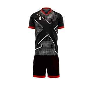 Conjuntos de uniformes de rugby de alta calidad con camiseta de manga corta y pantalones cortos que ofrecen durabilidad cómoda y rendimiento duradero - Product Image 2