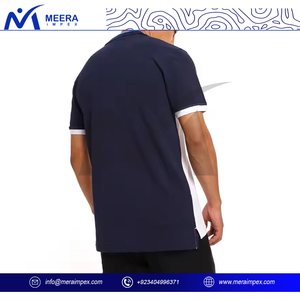 Polo pour hommes à la mode T-shirt confortable et respirant en coton à manches courtes avec col classique pour le travail et le sport - Product Image 4