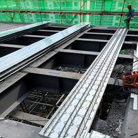 Tôles de plancher en treillis d'acier galvanisé pour le renforcement du béton, mur de construction haute résistance, taille personnalisée