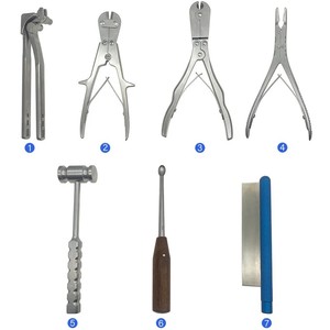 Kit d'instruments pour plaques orthopédiques à verrouillage, pour chirurgie des fractures chez les petits animaux, système TPLO - Product Image 3