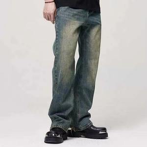 Pantalones Vaqueros Casuales para Hombre, Corte Clásico, Cómodos, Transpirables, Tejido Suave, Duraderos, para Uso Diario, Fabricación al por Mayor - Product Image 2