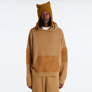 Custom 400 Gsm Cotton Heavyweight Fleece Casual <b>Oversized</b> Pullover Hoodie & <b>Sweatpants</b> Set with Drawstring Closure for Men - Product Image 2