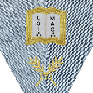 Costume maçonnique Collier d'officier Rite traditionnel français Orator Apparel - Product Image 2