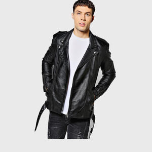 Chaquetas de Cuero Orgánico de Alta Calidad para Hombre, Chaquetas de Motociclista con Diseño Elegante, Ropa de Calle, Abrigos de Cuero Personalizados, Chaquetas Cálidas de Invierno Unisex - Product Image 3