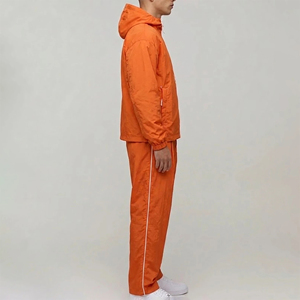 Custom Made 100% Nylon Oversize Fit <b>Zip</b> Up Hoodie & Baggy <b>Jogger</b> Tracksuit High Street Style Winter Wear Windproof Sweat suit - Product Image 2