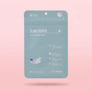 Patch anti-acné hydrocolloïde ultra-fin invisible - Fabriqué en Corée - EZ Touch Slim Cover 12 mm Patch cicatrisant extra-fin pour l'acné - Product Image 1