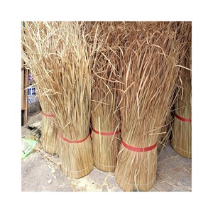 Bulk Supply Roll up Thatched Dry <b>Grass</b> Roof Wall Palm Leaf Rolls Thatches for Roofing From Vietnam Farms - Product Image 1