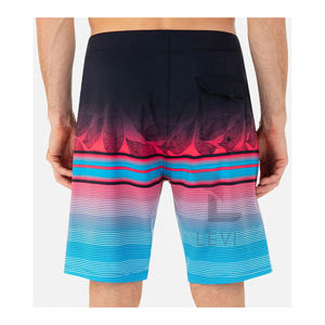 Short de plage en polyester respirant avec logo personnalisé pour hommes, vêtements de sport décontractés pour le fitness en plein air et confortables pour le surf - Product Image 6