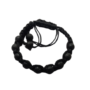Bracelet Lava Stone Crystal Thread Bracelet Natural Gemstone Fashion Jewelry <b>Men</b> and Women Gift Energy Meditation - Product Image 3