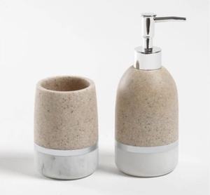 Salle de bain moderne Incrustation de nacre naturelle Matériau en acier inoxydable Utilisation dans le produit Ensemble de salle de bain pour la maison Hôtel Restaurant Utilisation - Product Image 3