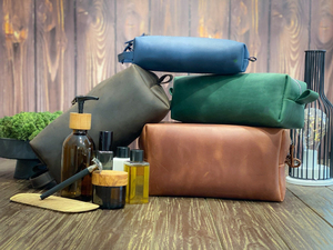 Neceser de viaje para hombre de cuero colgante, impermeable, multifunción, Premium, con logotipo personalizado, colgante, - Product Image 2