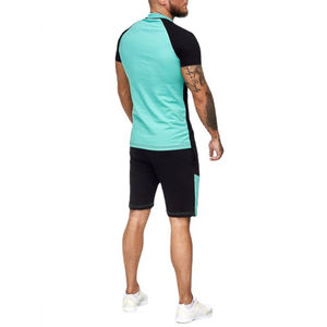 2025 derniers hommes de haute qualité coton été décontracté deux pièces tenue Logo personnalisé Polo et short ensemble vêtements d'extérieur ensemble - Product Image 6