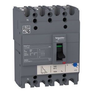 Per Schneider Electric EasyPact CVS100BS 25 KA 415 VAC 63 Unità di Comando Termomagnetica TM-D LV510956 Interruttore Automatico - Product Image 1