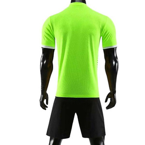 Atractivo Jersey Verde Neón con Diseño de Equipación Sólida, Uniforme de Fútbol Corto y Transpirable para un Uniforme de Fútbol Perfecto para Equipos - Product Image 3