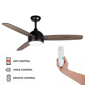 eco friendly ceiling fan with remote control with <b>timer</b> / BLACK SIROCO DC - Product Image 6