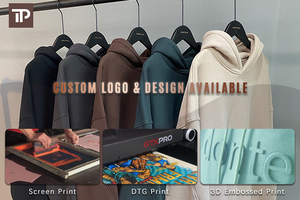 Sudadera con capucha y cremallera personalizada de fábrica para hombre, sudaderas de lana de algodón con cremallera completa en blanco, sudaderas con capucha desgastadas vintage con lavado ácido para hombre - Product Image 4