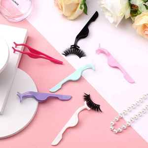 Pince à épiler de beauté de haute qualité en gros de marque privée | Extension de cils personnalisée applicateur greffé pince à cils à sourcils - Product Image 3