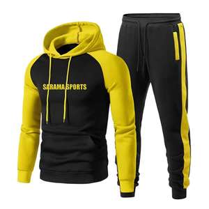 Conjunto de Chándal con Logotipo Bordado Personalizado, Diseño Clásico de Fábrica, Chándales Estándar Suaves y Cómodos - Product Image 1