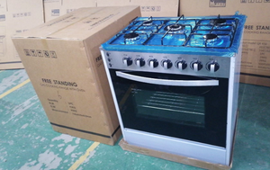 (T&D) Cuisinière à gaz autonome 5 brûleurs 30 pouces avec four, rôtissoire et éclairage pour usage domestique - Product Image 2