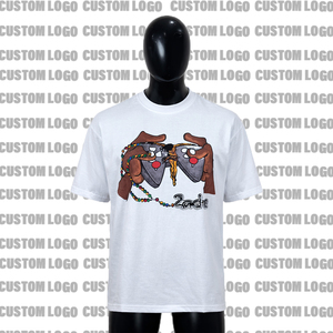 Nouveau T-shirt pour homme en coton 100% personnalisé avec logo, 180g 220g 280 300g 320gsm, coton uni, impression sérigraphique, T-shirt surdimensionné pour homme - Product Image 2