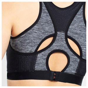 Sibrin Premium Women's Sports Bras Medium Support Breathable <b>Padded</b> Racerback Custom Spandex/Nylon Seamless Workout <b>Running</b> Gym - Product Image 6