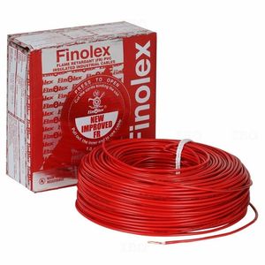 Finolex 220v ROHS pour les fils électriques de bâtiment certifiés 1 m² en aluminium plaqué de cuivre toronné 90m isolation en caoutchouc PVC - Product Image 2