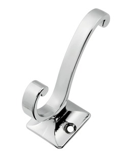 Home Makeover Classic S-Shaped <b>Wall</b> Mounted <b>Hook</b> with Mirror Finish Heavy Duty Chrome Hat and Coat <b>Hook</b> - Product Image 5