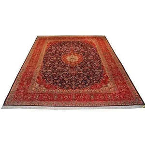 พรมเปอร์เซียคาชานแบบเดียวกันที่ไม่เหมือนใคร ขนาด 14'0 x 9'8 - Product Image 1